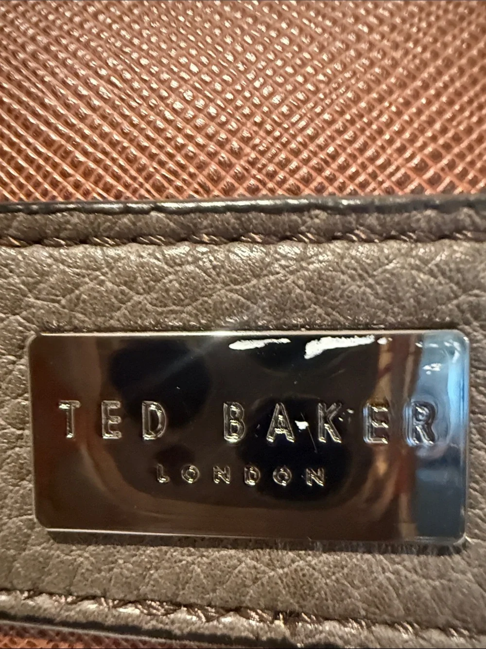 Ted Baker London Brown Duffel with Dark Trim